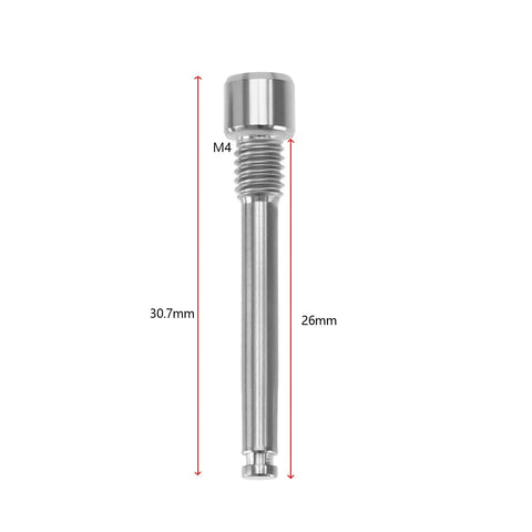 ✝️ Micro Traders 2pcs Bicycle Caliper Screw Brake Pad Bolt Screw Y8J798060 M4 Disc Bike Caliper Titanium Bolt with Circlips