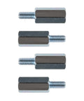 Wall Mount Spacer Adapter Kit For Desktop And Portable Monitors with 16 M4x14mm Hex Stainless Steel Standoff Spacers