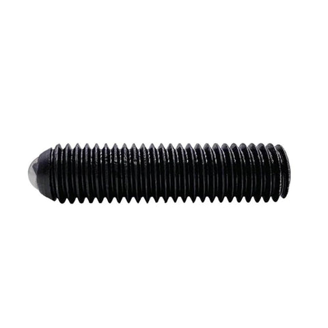M4x5mm Ball Plunger Thread Hexagon Socket Ball Spring Plungers Hex Socket Ball Point Grub Set Screws Alloy Steel 20pcs, side view