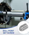 Ball Point Set Screws M4x6mm 304 Stainless Steel Hex Socket shown in machinery application