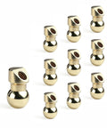 10 Pack M5 Brass Ball Coolant Nozzles With Screw Lock For CNC Lathes Milling Machines And Stone Bending Machines High Pressure Water Or Oil Cooling