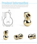 10 Pack M5 Brass Ball Coolant Nozzles With Screw Lock For CNC Lathes Milling Machines And Stone Bending Machines High Pressure