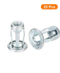 Multi Grip Rivet Jack Nuts Set M5 0.8 Petal Carbon Steel With Zinc Finish 25 Pieces