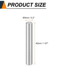 Heavy Duty M5 Dowel Pins 25 Pcs Set, 304 Stainless Steel, 40mm Length, Cylindrical Shelf Peg Pins for Metal and Wood Furniture