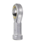 4 Pcs SI5TK PHSA5 M5 Female Rod End Bearing With M5x0.8 Right Hand Thread Self Lubricating Joint in metal material, side view.