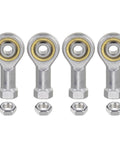 4 Pcs SI5TK PHSA5 M5 Female Rod End Bearing With M5x0.8 Right Hand Thread Self Lubricating Joint Jam Nut Included