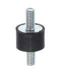Durable M5 rubber anti vibration isolators dampen engine shocks and reduce noise, protecting compressors, 15x10mm footprint