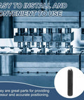 Industrial machinery with image inset of screw thread ball plunger, text 'easy to install and convenient', focus keyword present.