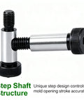 Six Pack M5 Shoulder Screw Bolts Set with 6mm shoulder, showing hex socket head and alloy steel material, for machinery repair