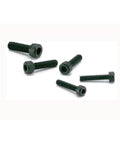 ✝️ SNSS-M5-25-TF NBK Hex Socket Head Cap Screws - Teflon® Coating One Screw - Made in Japan, showing five screws for smooth motion.