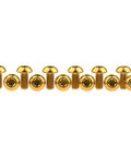12 Pcs M5x10 Titanium Torx Bolts for Bicycle Disc Brake Rotors showcasing Gold finish and T25 Torx head design.