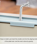 Pallet Rack Drop Pins 100 Pcs M5x5mm J Bolt Safety Clips Cross Beam Lock Pins For Warehouse And Home, installed in rack