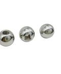 Close-up of Ten Pack M6 12mm 304 Stainless Steel Ball Coolant Nozzles With Screw Lock For CNC Lathes And Milling Machines Tool Turrets