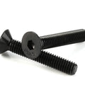 M6 X 20mm Flat Head Socket Cap Screws Set Alloy Steel Grade 10.9 Black Oxide Finish DIN 7991 Hex Drive 4mm