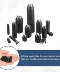 10 Pieces M6 Thread Ball Plungers With Hex Socket 20mm Length High Carbon Steel Spring Black Plungers for Pneumatic Tools