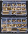 Organizer box with M6 Brass Standoff Screws Kit 40 Pcs Single End Female Threaded Hex Spacers for PCB