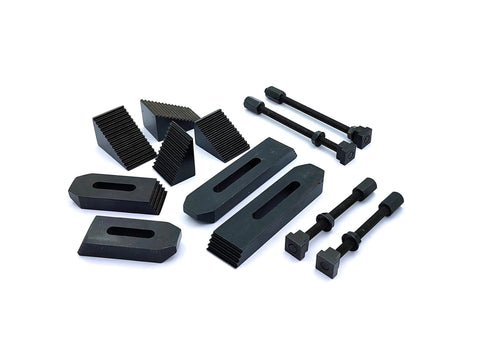 24 Piece Clamp Kit Set M6 For Rotary Tables Milling Tables Face Plates And Vertical Slides With 8 Mm T Slot Compatibility hardware