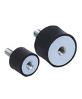 4 Pack M6 Rubber Mounts 6 X 18mm for Shock Absorber Vibration Damping in Cars Boats and Industrial Equipment Anti Vibration Silent Blocks.