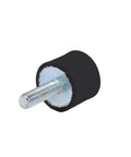 Durable Rubber Vibration Isolator Mount with zinc-coated base for automotive, boats, and industrial machinery noise reduction.