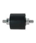 M6 Rubber Vibration Isolation Mounts Four Pack With Bolts Durable Shock Absorbers For Fitness Equipment Air Conditioning Units Bicycles Water Pumps Petrol Engines Rust Resistant Metal And Rubber Construction.