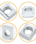 M6 Sliding T Nuts 25 Pcs For 2020 Aluminum Extrusion Tee Slot Nuts 6mm Fits 3D Printer CNC Router European Standard By Qjaiune