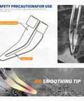 M6 Smoothing Tip for 2 In 1 Plastic Welding Kit With Hot Staples Weld Gun For Car Bumpers And Most Plastics, 110V 100W Welder