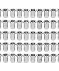 Bulk 50Pcs Blind Rivet Nuts Set M6 Stainless Steel Ribbed Nuts For Automotive Projects Elevators Switches Instruments And Furniture Hardware Accessories Glomora