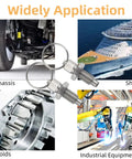 Widely used Six Pack M6 Stainless Steel Pull Ring Indexing Plungers with retractable spring for mechanical projects and equipment.