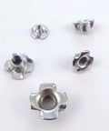 20 Pack M6 T-Nut Steel Insert Fasteners For Wood And Furniture, Easy Installation, Long Lasting, Strong, Secure Joints