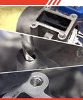 M6 Thread Repair Kit With Helicoil Inserts And HSS Drill Taps For Auto Repair Rethreading Bolts demonstrating repair process