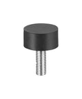 M6 Thread Rubber Mounts Vibration Isolators Cylindrical Shock Absorbers With Studs 20 X 10 Mm Set Of 4 For Equipment And Machinery