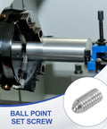 Ball Point Set Screws M6x12mm 304 Stainless Steel Hex Socket Spring Ball Point Grub Screws in industrial machine setup