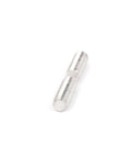 M6x40mm 304 Stainless Steel Double End Threaded Stud Screw Bolt 5Pcs, close-up view showing threading details