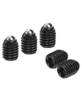 10pcs M8 x 10mm Screw Thread Ball Plunger Set, High Carbon Steel Hex Socket Spring Loaded Ball Plungers, Black Finish