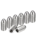 Ball Point Set Screws M8 X 16mm 304 Stainless Steel Corrosion Resistant Hex Socket Ball Plunger Pack of 8 on display