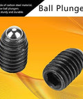 10pcs M8 Carbon Steel Ball Screws, Spring Plunger Hexagonal Socket Visible