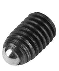 Hexagonal Socket Ball Plunger M8 x 12 from ✝️ 10pcs M8 Carbon Steel Ball Screws, Spring Plunger Set, close-up of carbon steel material.