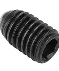 Close-up of a single M8 carbon steel ball screw from the ✝️ 10pcs M8 Carbon Steel Ball Screws, Spring Plunger Set with hexagonal socket.