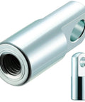 2pcs Air Cylinder Rod Clevis End, M8x1.25 Female Thread I Type Connector Air Cylinder Accessories I-20, close-up view