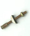 Four In One M8 Panel Furniture Connectors Kit Six Pieces For Wardrobe Table And Bed Assembly With 100 Mm Bolts Nuts And Half Moon Spacers