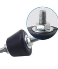 Anti Vibration Mounting Pads Set M8 Damping Silenblocks With Nuts And Washers for mini split heat pumps close-up view