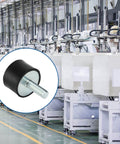 Eight 8-piece M8 rubber anti-vibration isolator mounts reduce equipment vibration and noise, protecting machinery in use