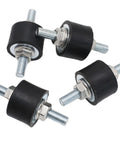 Beefed Up Heavy Duty M8 Rubber Isolator Mounts For Anti Vibration Dampening Of Air Compressors Garage Motors And Diesel Engines