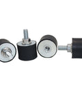 Beefed Up Heavy Duty M8 Rubber Motor Mounts With Lock Nuts Anti Vibration Isolators For Water Pumps Diesel Engines 4 Pack