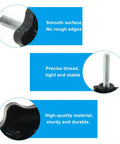 Set Of 2 M8 X 40mm Star Hand Knobs Plastic Hex Shaped Clamping Knobs details