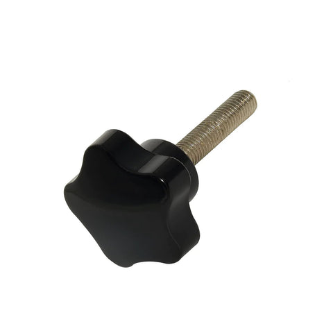 M8 Threaded Hand Knobs 50mm Long 38mm Diameter With Metal Insert Pack Of 2, single knob close-up