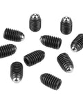 ✝️ 10pcs M8 (M8x12) Screw Thread Hex Socket Carbon Stainless Steel Ball Drive Spring Plungers Set Push Fit