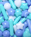 Ball Pit Balls for Toddlers - Macaron Ball Pit Balls Crush Proof Plastic Toy Balls for Toddlers in blue, green, and white