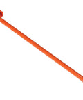 Orange machine roller handle with turning bar, 37.5 inch length, made of high strength annealed ductile iron for enhanced maneuverability in material handling.