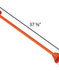 Machine Roller Handle With Turning Bar For Enhanced Maneuverability In Material Handling, 37.5 Inch Length, top view